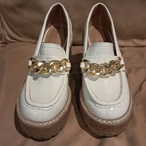 Madden Girl chunky heels size 7 like new